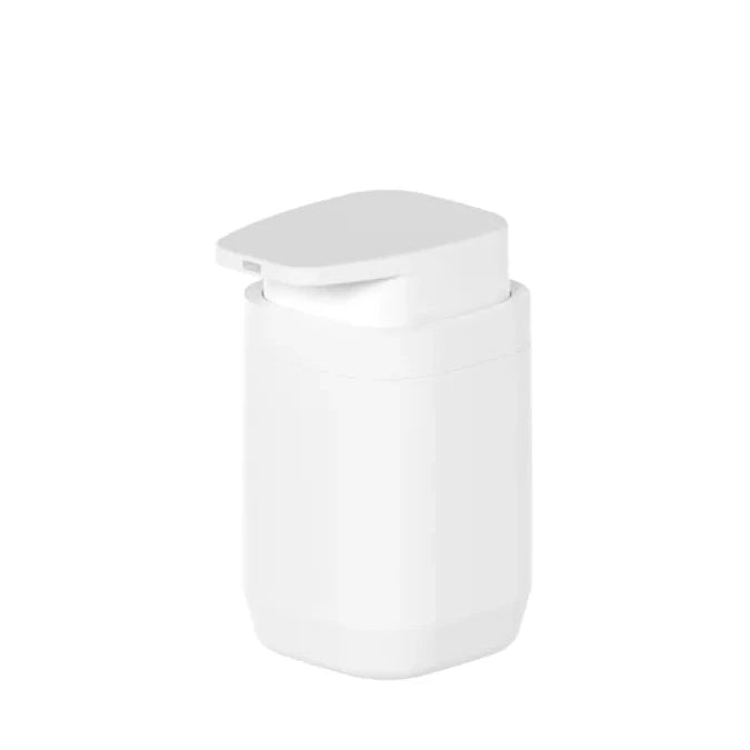 Dispensador de Jabón Líquido 380ml Aura Blanco - Diseño Minimalista