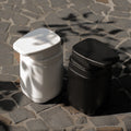 Dispensador de Jabón Líquido 380ml Aura Blanco - Diseño Minimalista