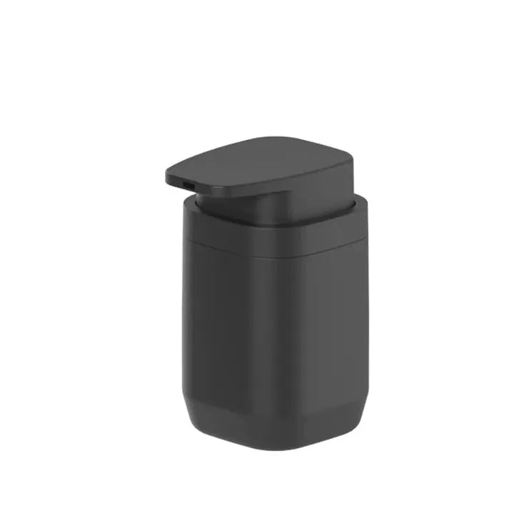 Dispensador de Jabón Líquido 380ml Aura Negro - Diseño Minimalista