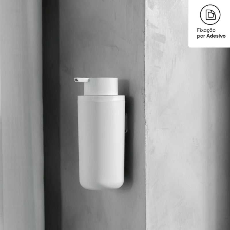 Dispensador de Jabón con Adhesivo Eleve Blanco – Sin Taladro, 500ml, Para Baño o Cocina