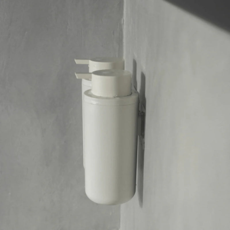 Dispensador de jabón con adhesivo Eleve beige · sin taladro, 500 ml, para baño o cocina
