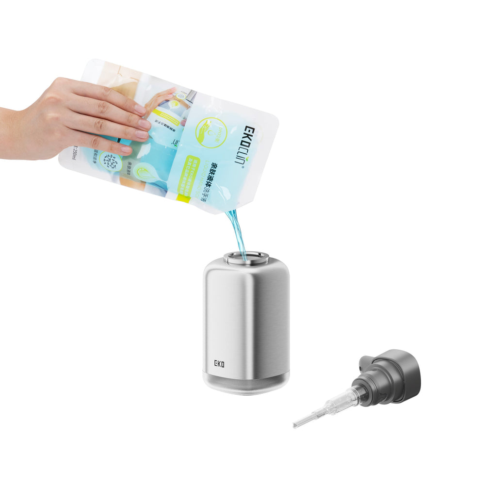 Dispensador de jabón líquido Aroma 300 ml acero plateado mate