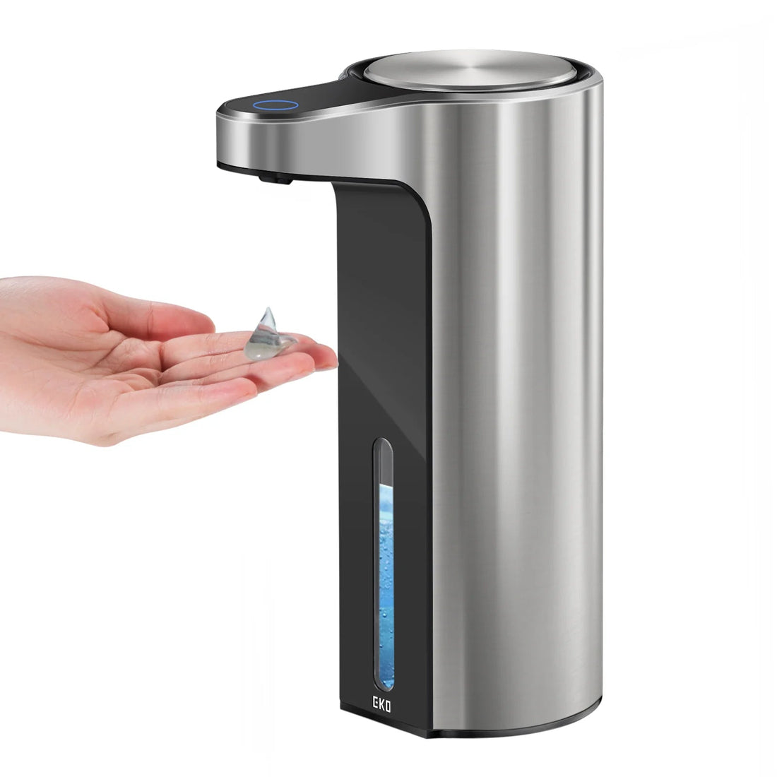 Dispensador jabón líquido sensor Aroma SMART plateado USB