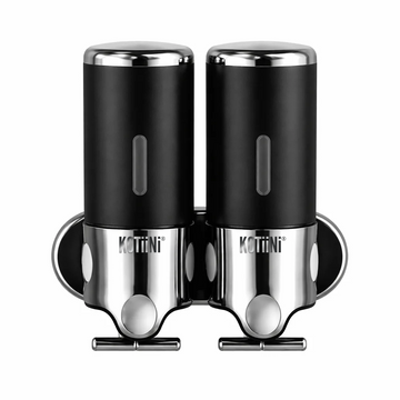 Dispensador Doble de Pared negro