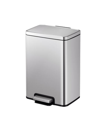 Tacho de basura con pedal Madison 20 L acero plateado mate