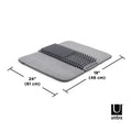 Escurridor de Platos Plegable Udry Gris – Con Mat de Microfibra y Rack Removible