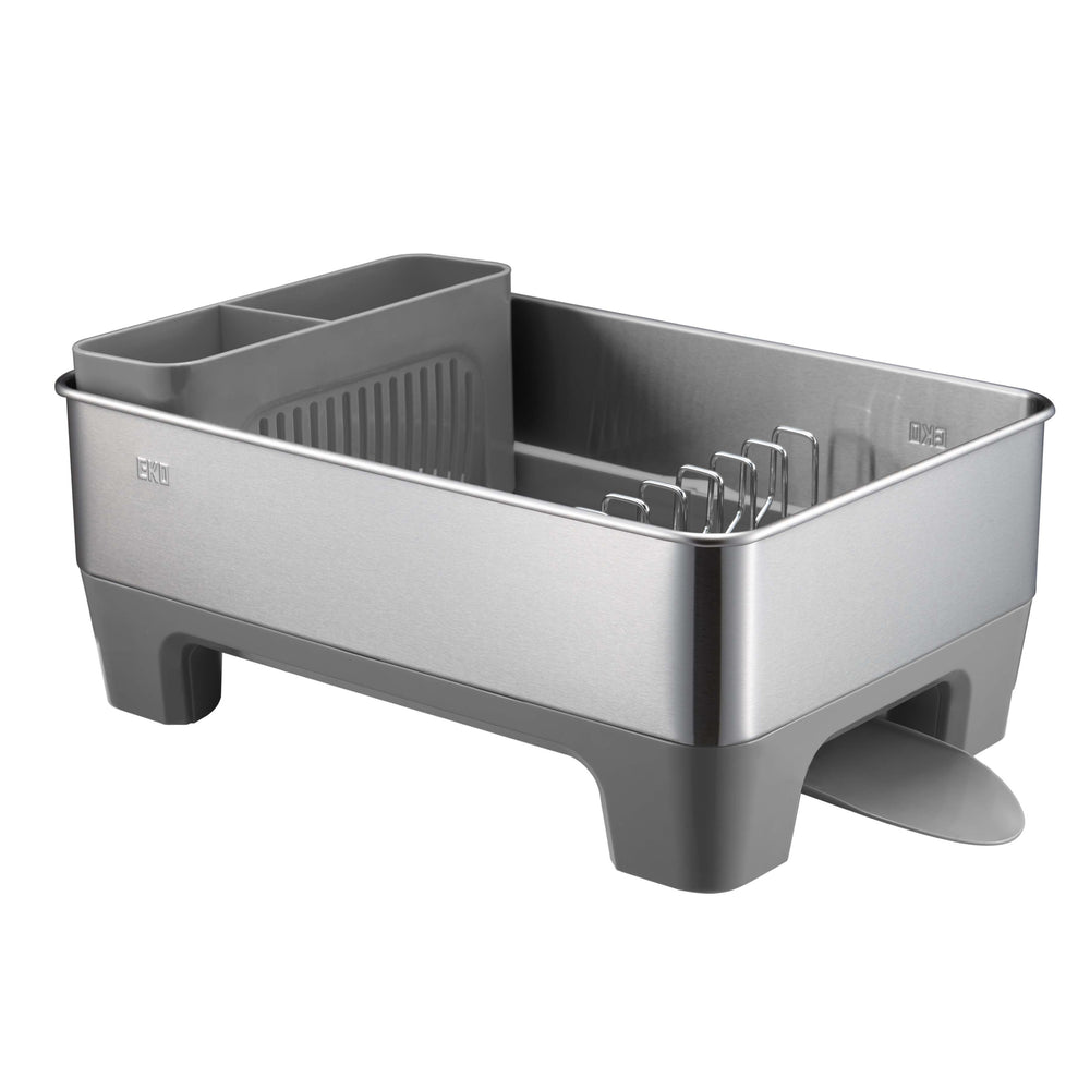 Escurridor de platos Regal 1 nivel compacto acero inoxidable plateado