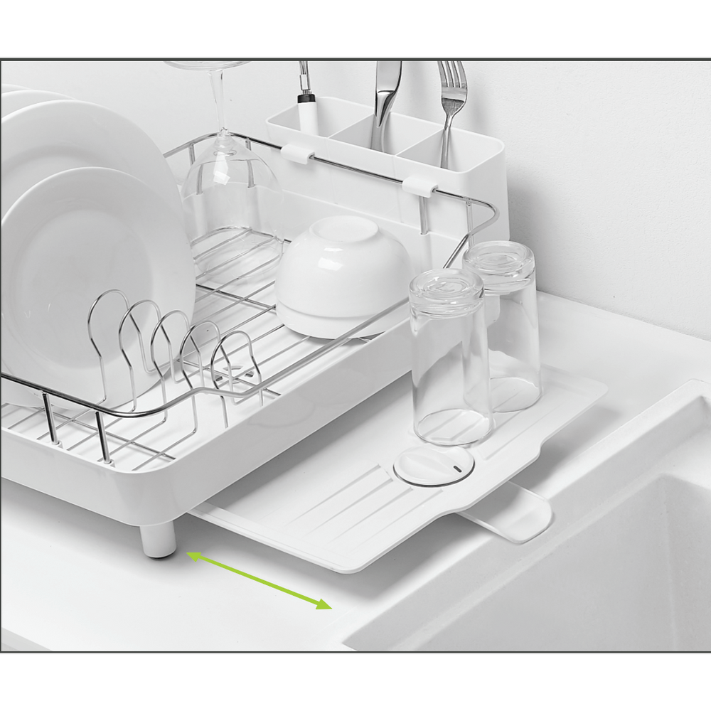 Escurridor de platos Smart Plus 1 nivel blanco