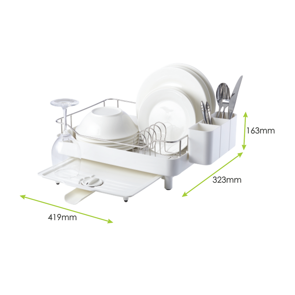 Escurridor de platos Smart Plus 1 nivel blanco