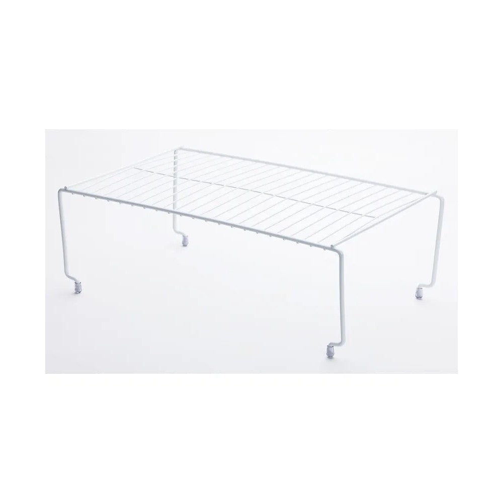 Estante apilable 44cm Organizare - blanco