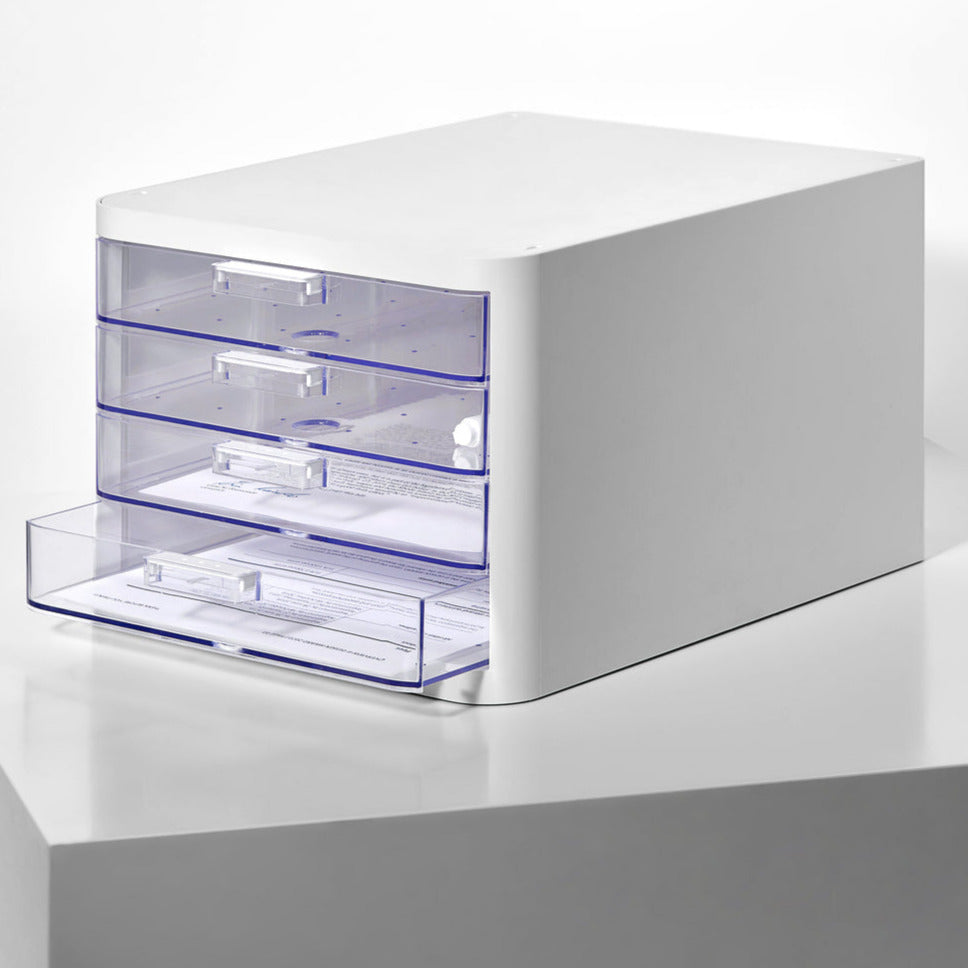 Gabinete 4 cajones blanco