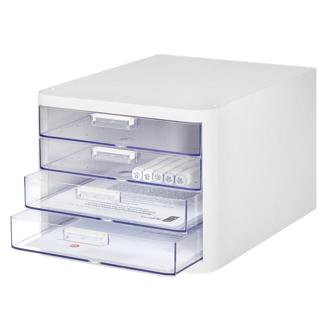 Gabinete 4 cajones blanco