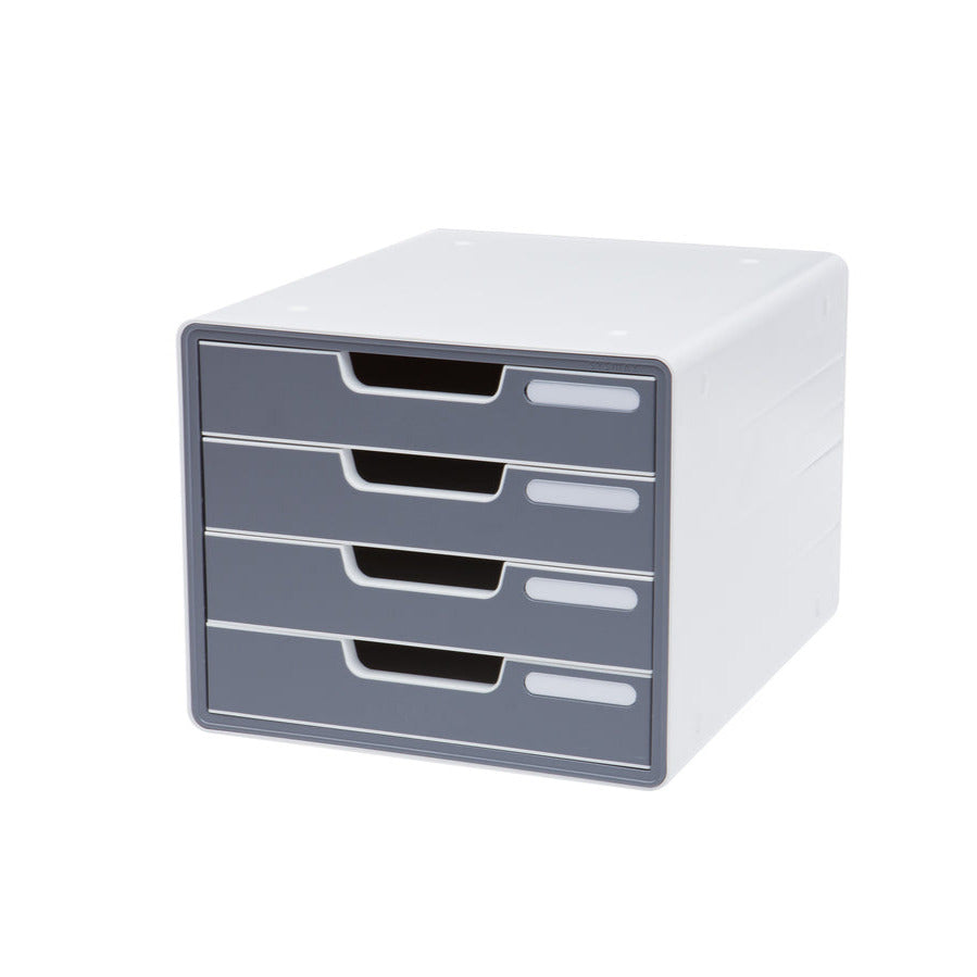 Gabinete Deluxe color 4 cajones gris