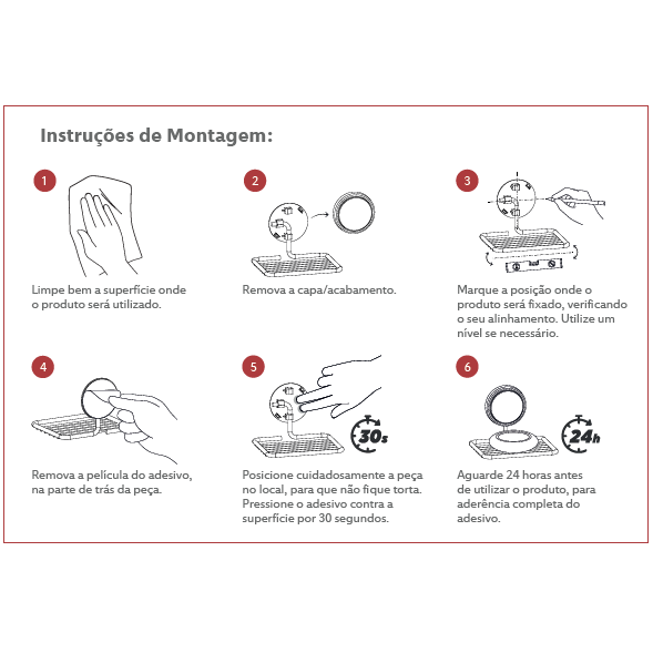 Gancho multiusos con adhesivo - plateado