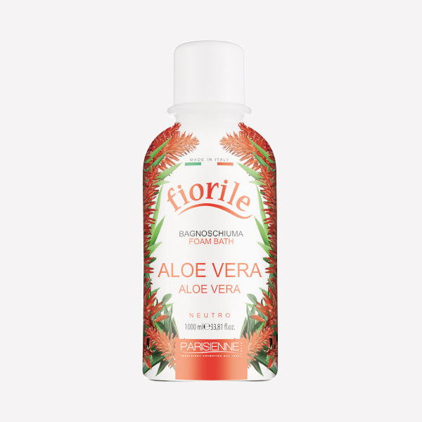 Gel de Ducha Neutro Fiorile con Aroma a Aloe Vera 1000 ml – Hecho en Italia, Frescura Relajante para la Piel