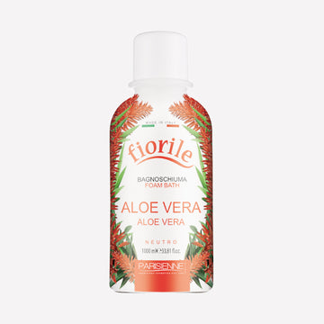 Gel de Ducha Neutro Fiorile con Aroma a Aloe Vera 1000 ml – Hecho en Italia, Frescura Relajante para la Piel
