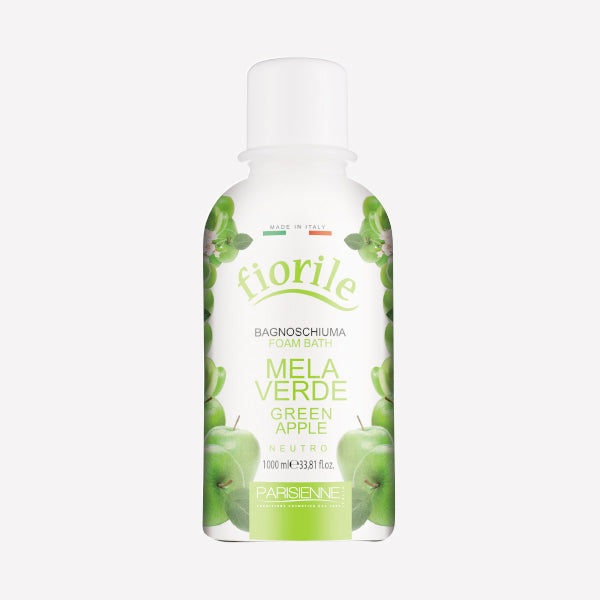 Gel de ducha neutro Fiorile con aroma a manzana verde 1000 ml · hecho en Italia, frescura frutal para toda la familia