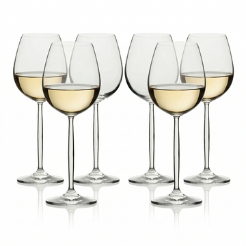 Set de 6 Copas Vino Blanco Reserva Cristal Premium 480ml