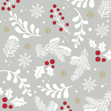 Set x 20 servilletas Grey Winter large de papel
