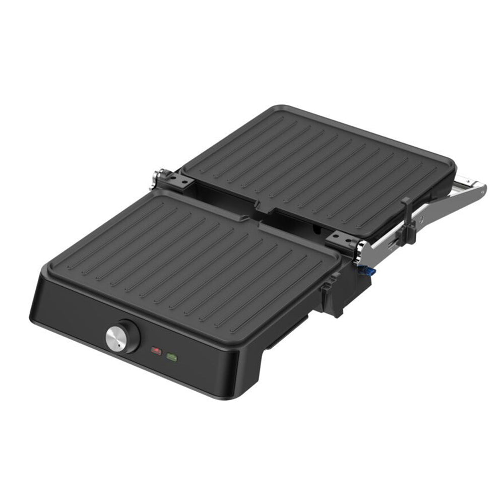 Grill plancha electrico 2200W Retro negro