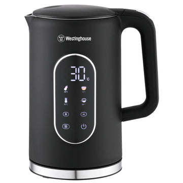 Hervidor Digital con Pantalla Táctil 1.7L Negro Mate