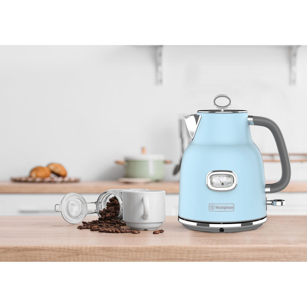 Hervidor eléctrico Retro 1.7 ltrs celeste WH