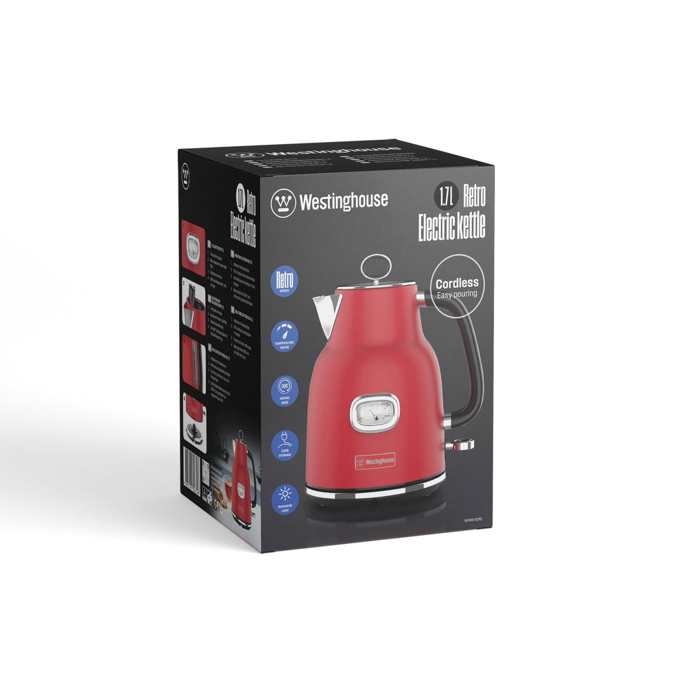 Hervidor eléctrico Retro 1.7 ltrs rojo WH