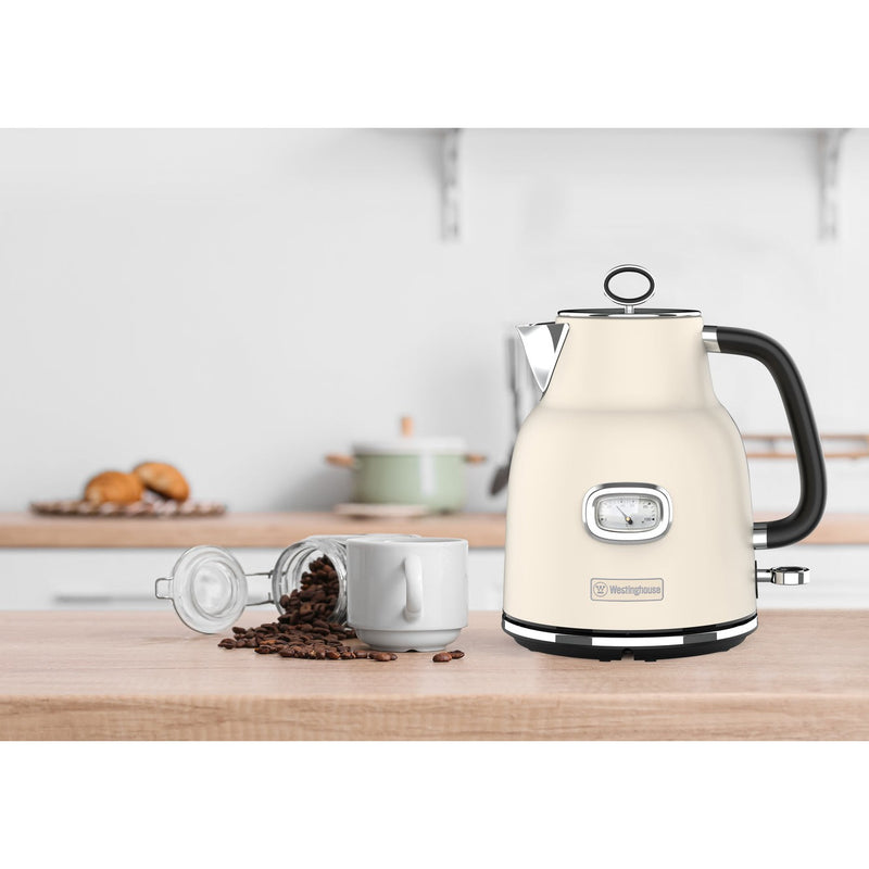 Hervidor eléctrico Retro Westinghouse 1.7 L crema