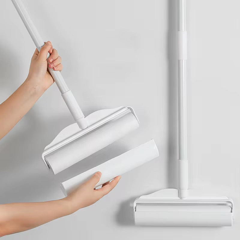 Roller XL Anti-Pelusa c/2 repuestos 100 hojas - Removedor de Pelos y Polvo para Piso, Sofá y Alfombra