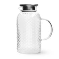 Jarra de Vidrio Borosilicato 1800 ml – Con Filtro de Acero para Bebidas Frías y Calientes