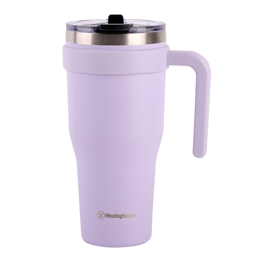 Jarro térmico doble pared acero inoxidable 1184 ml lila · mantiene bebidas frías y calientes