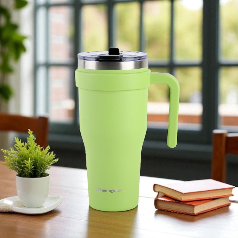 Jarro térmico doble pared acero inoxidable 1184 ml verde · mantiene bebidas frías y calientes