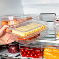 Juego 3 organizadores refrigeradora Clear Fresh transparente