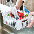 Juego 3 organizadores refrigeradora Clear Fresh transparente