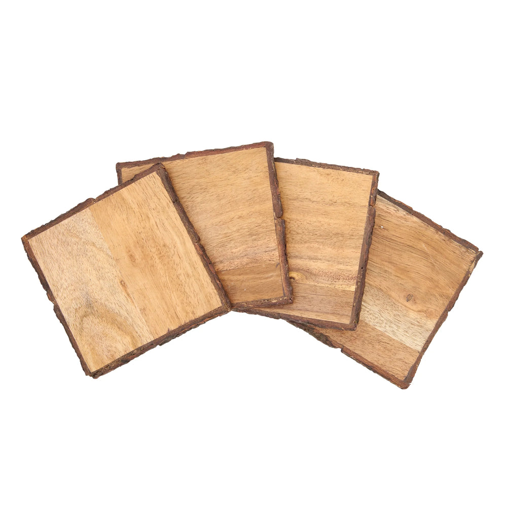 Set x 4 posavasos acacia
