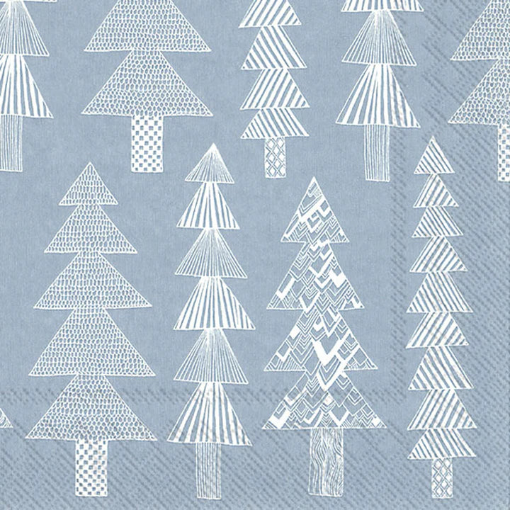 Set x 20 servilletas Kuusikossa celeste large de papel