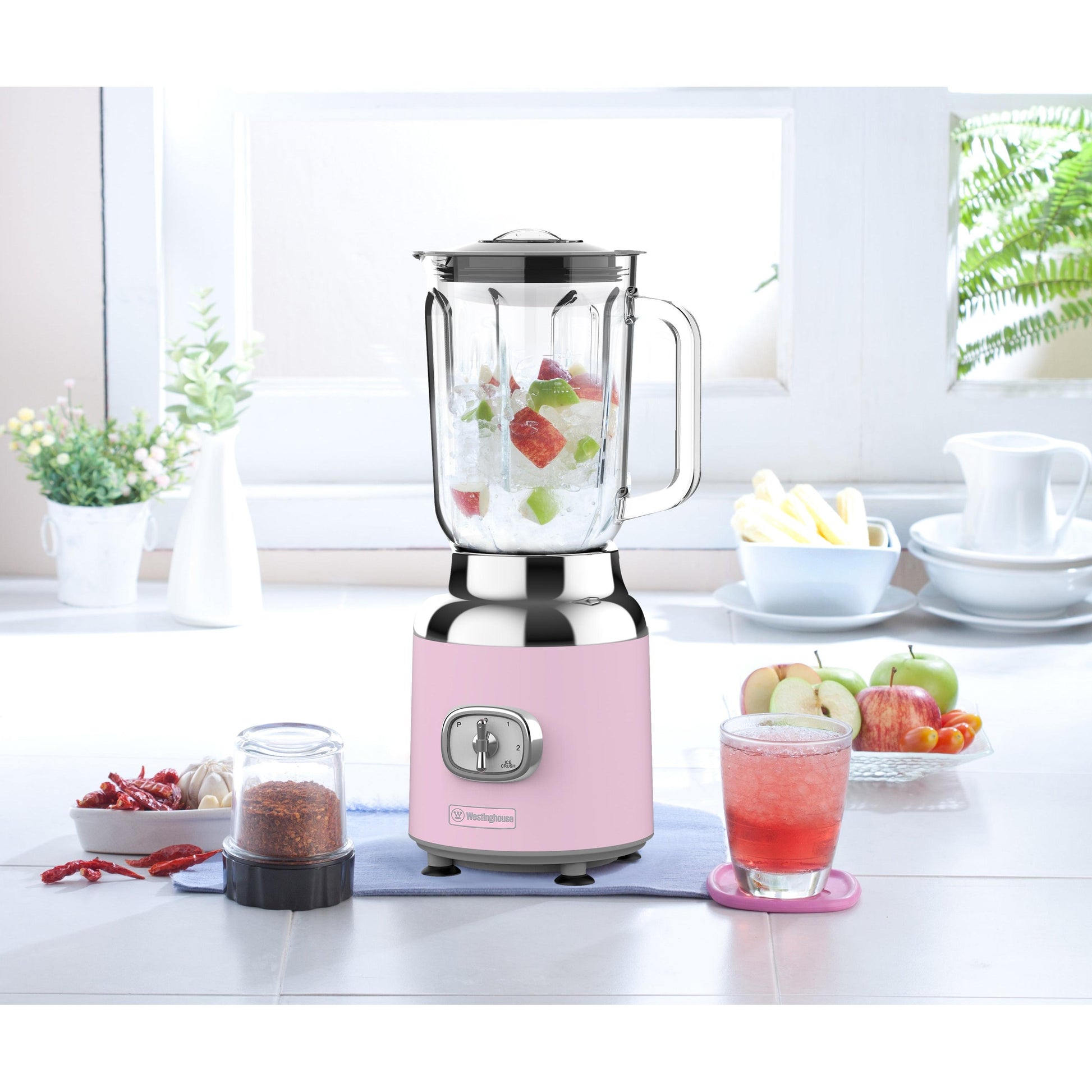 Licuadora Retro 1.5 ltrs rosada