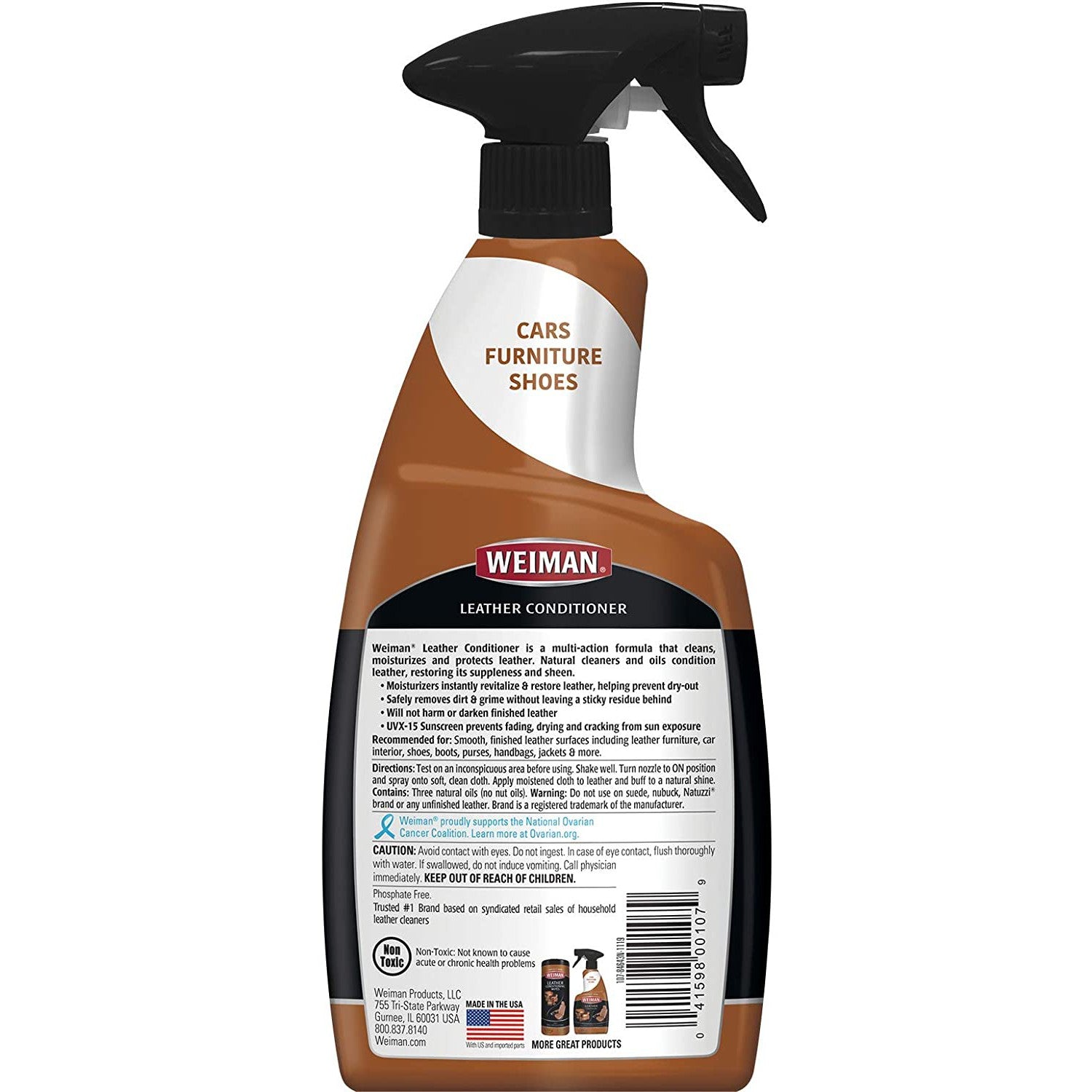 Limpiador y acondicionador de cuero spray 650 ml