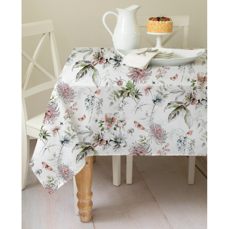 Mantel antimanchas Blooming Floral Blush 60X84 (6-8p)