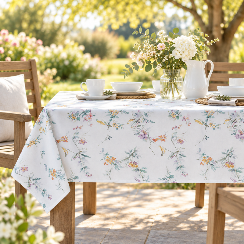 Mantel antimanchas Chic Blooms