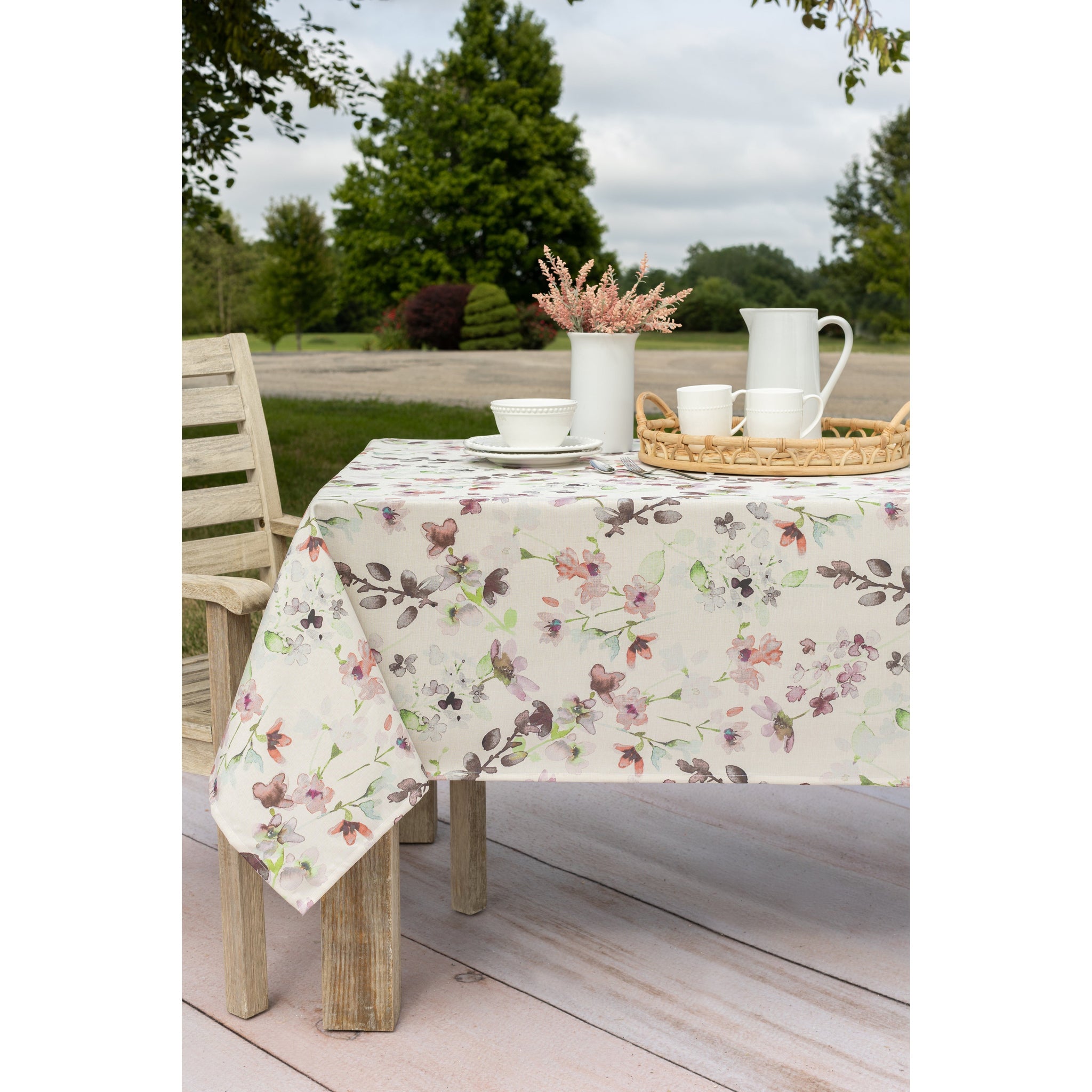 Mantel antimanchas Margarite Plum 60X104 (8-10p)