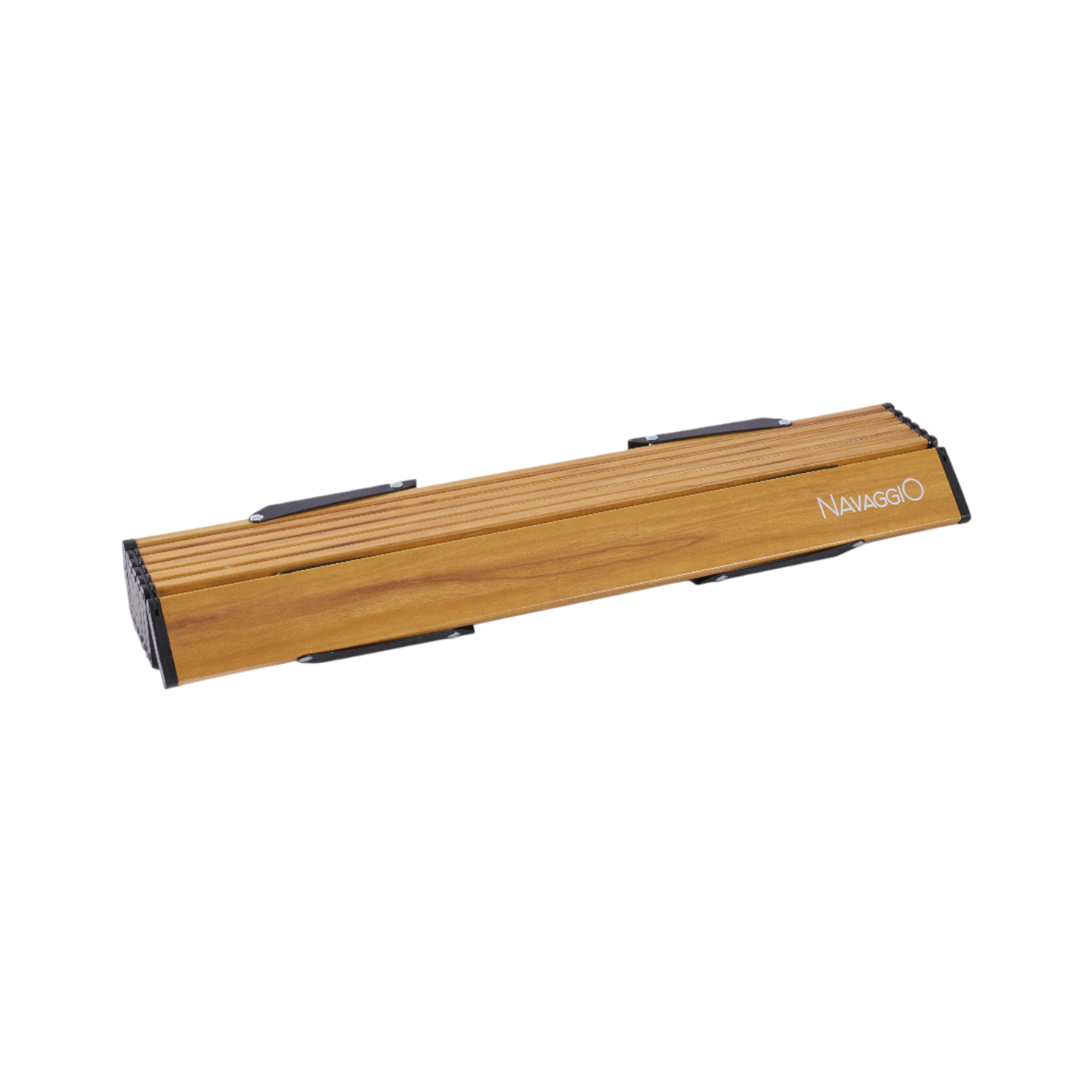 Mesa plegable de aluminio amaderada - Altura Ajustable, Aluminio y Ultraliviana 56x41cm