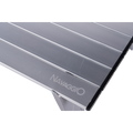 Mesa plegable de aluminio plateada - Altura Ajustable, Aluminio y Ultraliviana 56x41cm