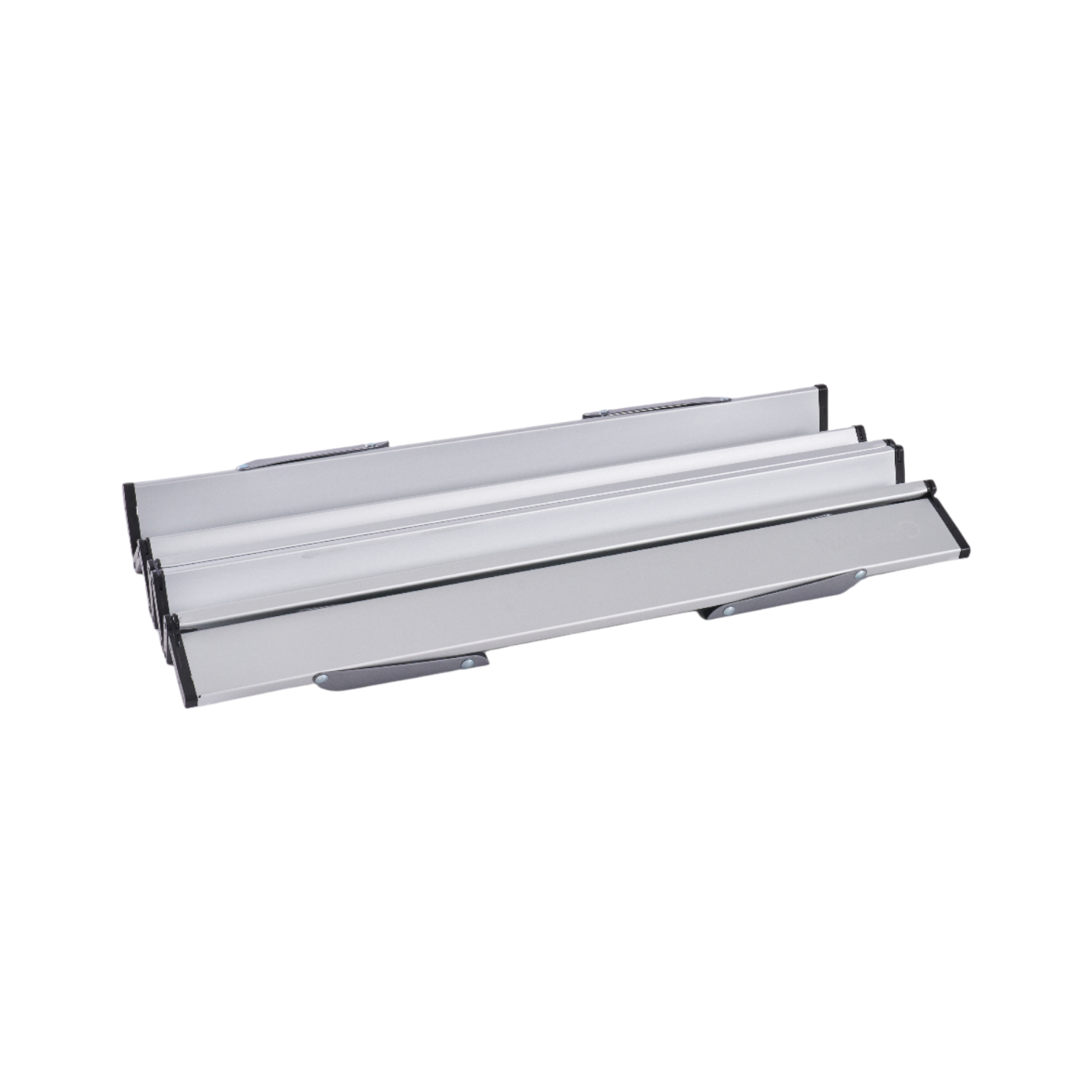 Mesa plegable de aluminio plateada - Altura Ajustable, Aluminio y Ultraliviana 56x41cm