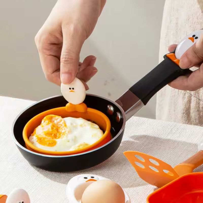 Molde redondo huevo frito round silicona