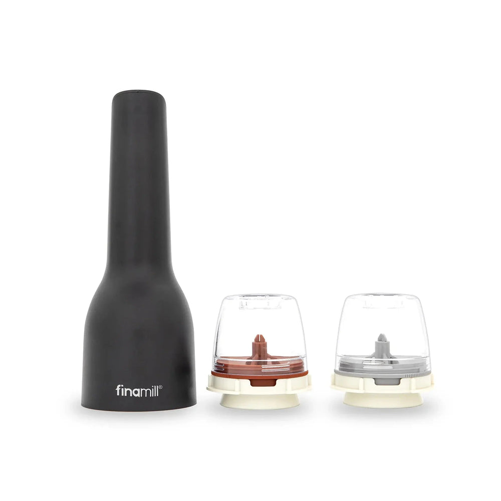 Moledor especias Finamill Classic eléctrico negro recargable USB