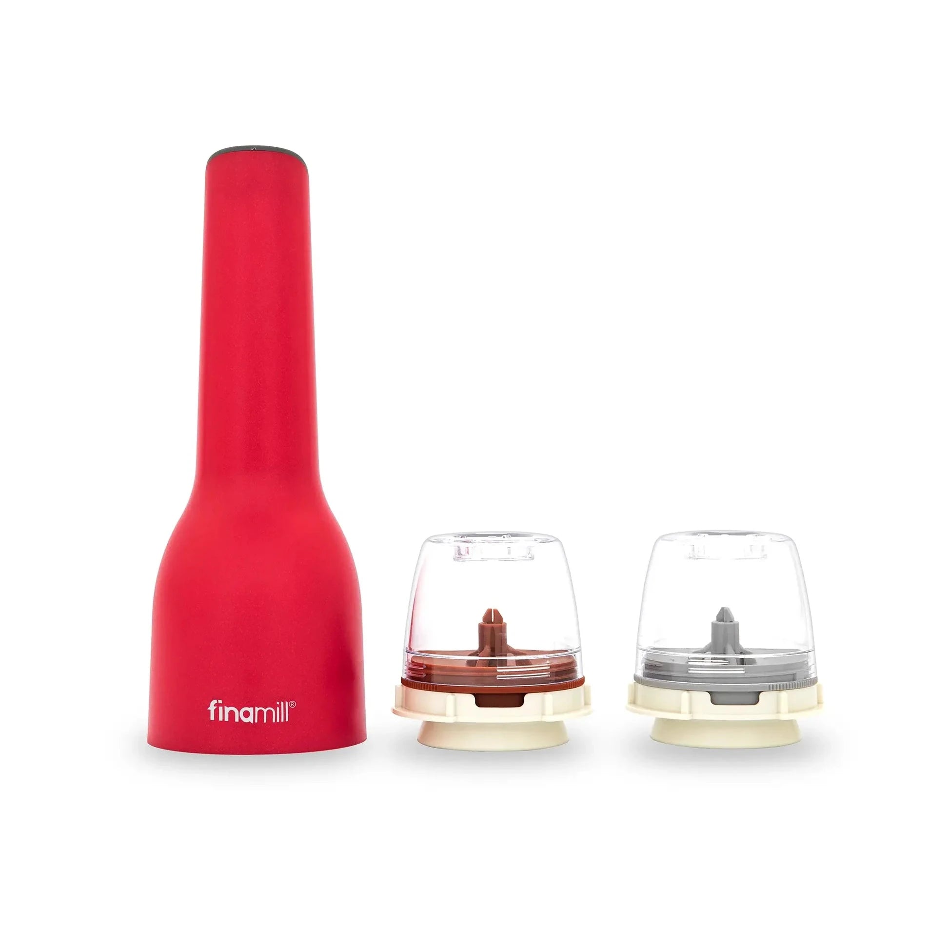 Moledor especias Finamill Classic eléctrico rojo recargable USB