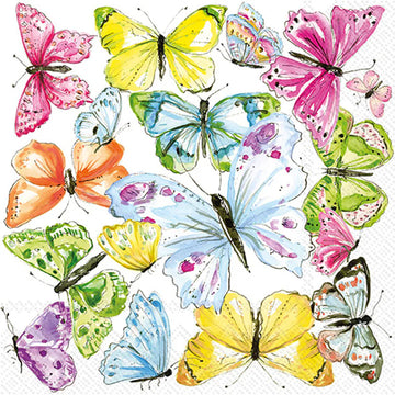 Set x 20 servilletas Butterflies cocktail de papel
