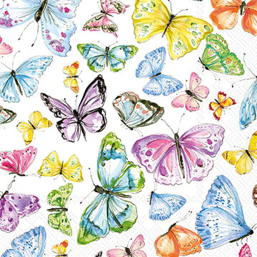 Set x 20 servilletas Butterflies large de papel