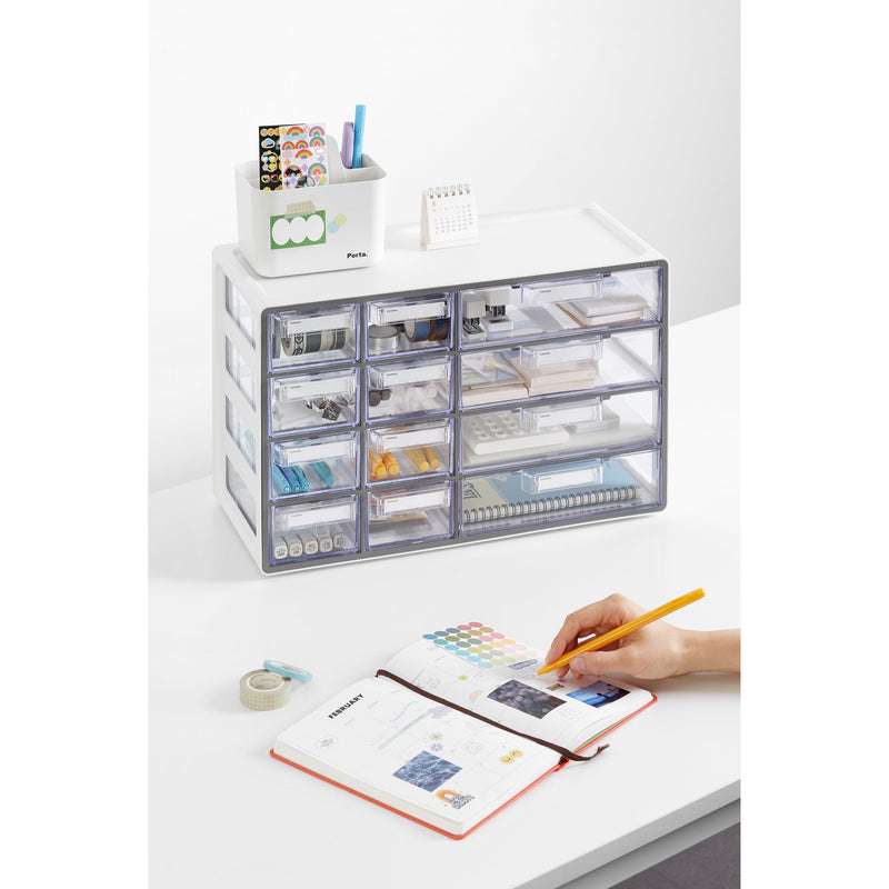 Multicajonera Up System híbrido 12 cajones gris